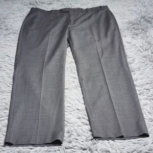 Collection by Michael Strahan Dress Pants Mens Size 38x30 Gray Flat Front Slacks